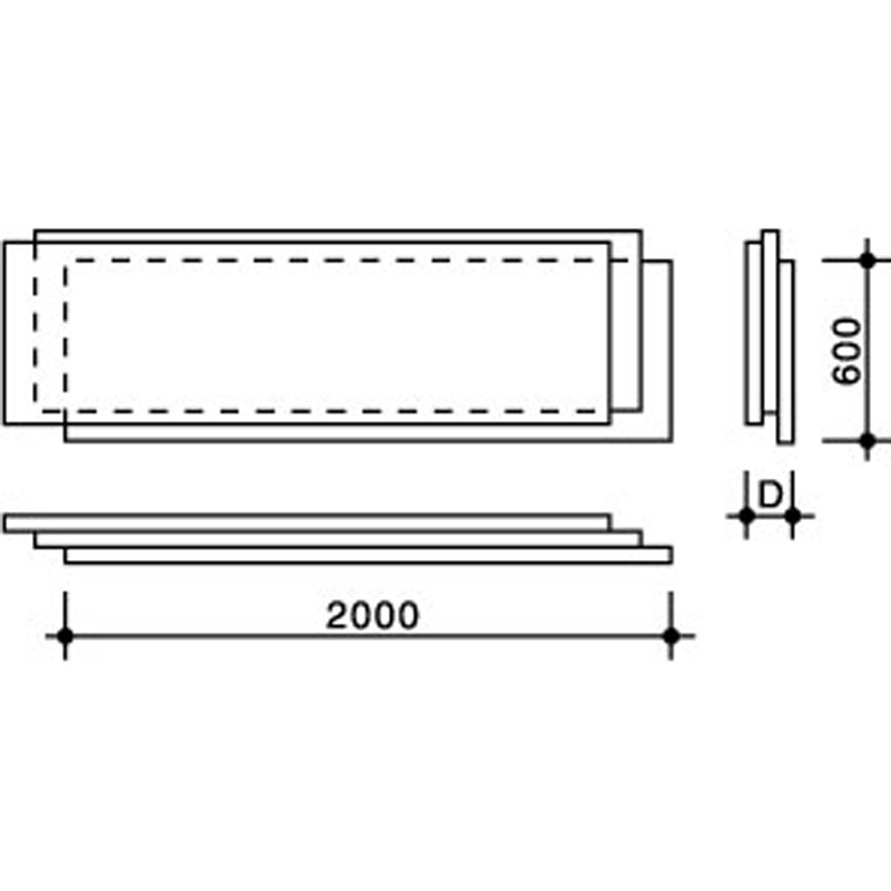 Sádrokartonová podlaha Knauf F 141 2000x600mm